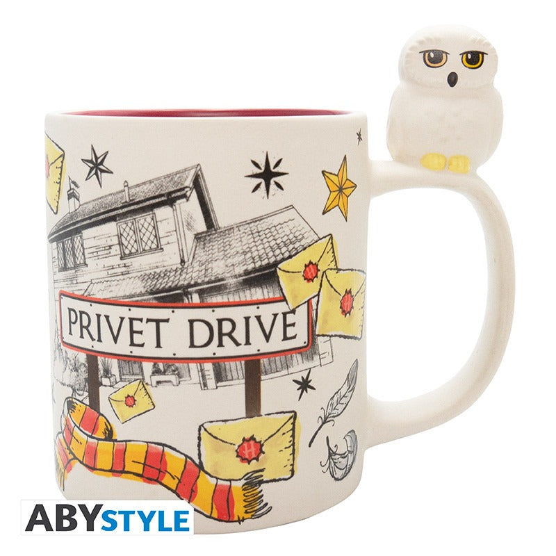 HARRY POTTER Hedwig & Privet Drive tazza 3D