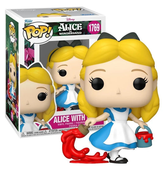 DISNEY FUNKO POP Alice in Wonderland Alice with Paint