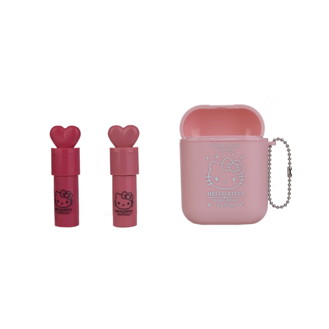 SANRIO Hello Kitty e Kuromi set 2 lipstick