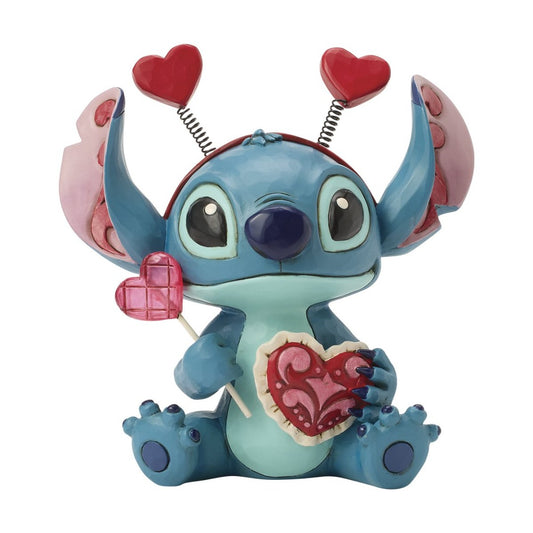 DISNEY TRADITIONS Stitch col lollipop cuore