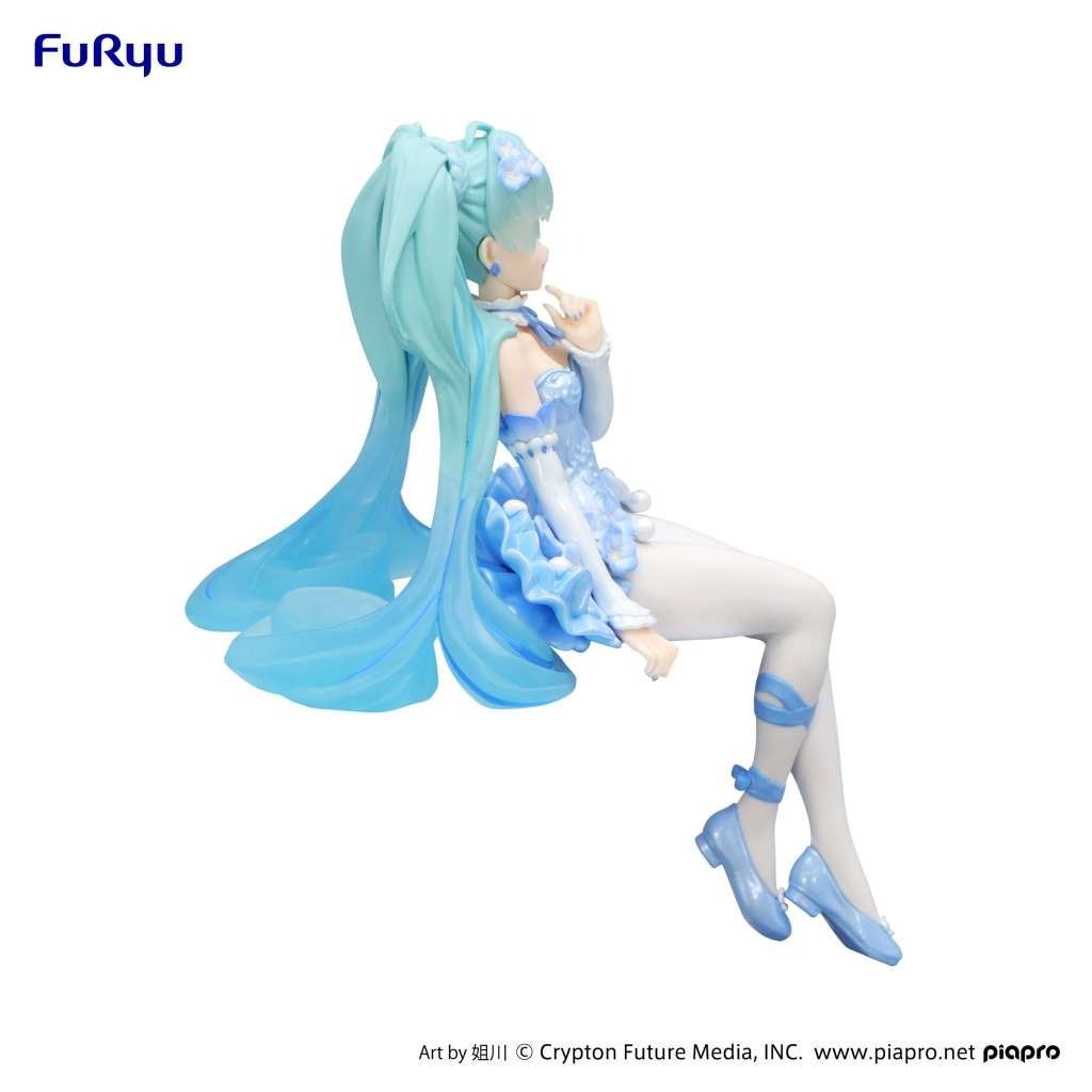 HATSUNE MIKU Nemophila Pail Blue noodle stopper figure