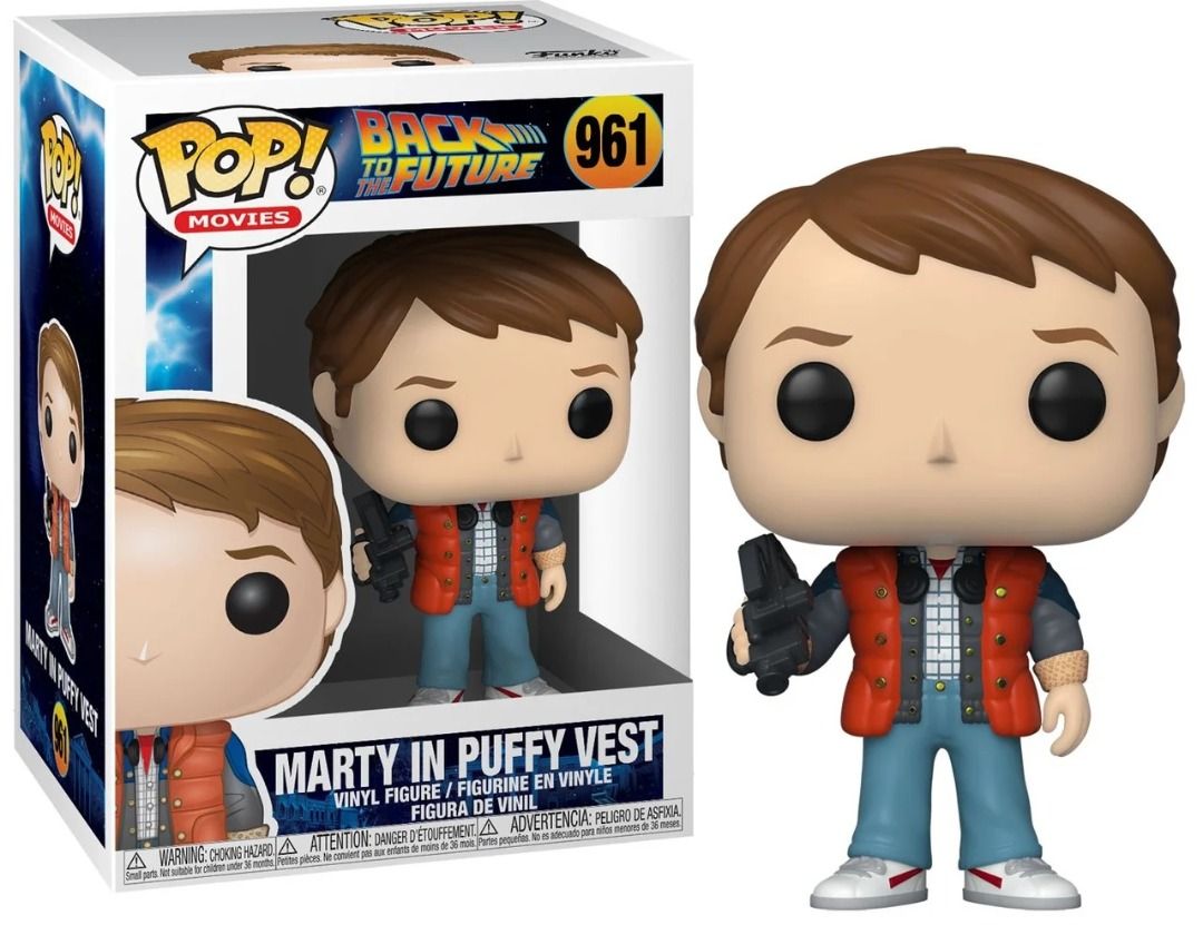 BACK TO THE FUTURE FUNKO POP Marty in Puffy Vest