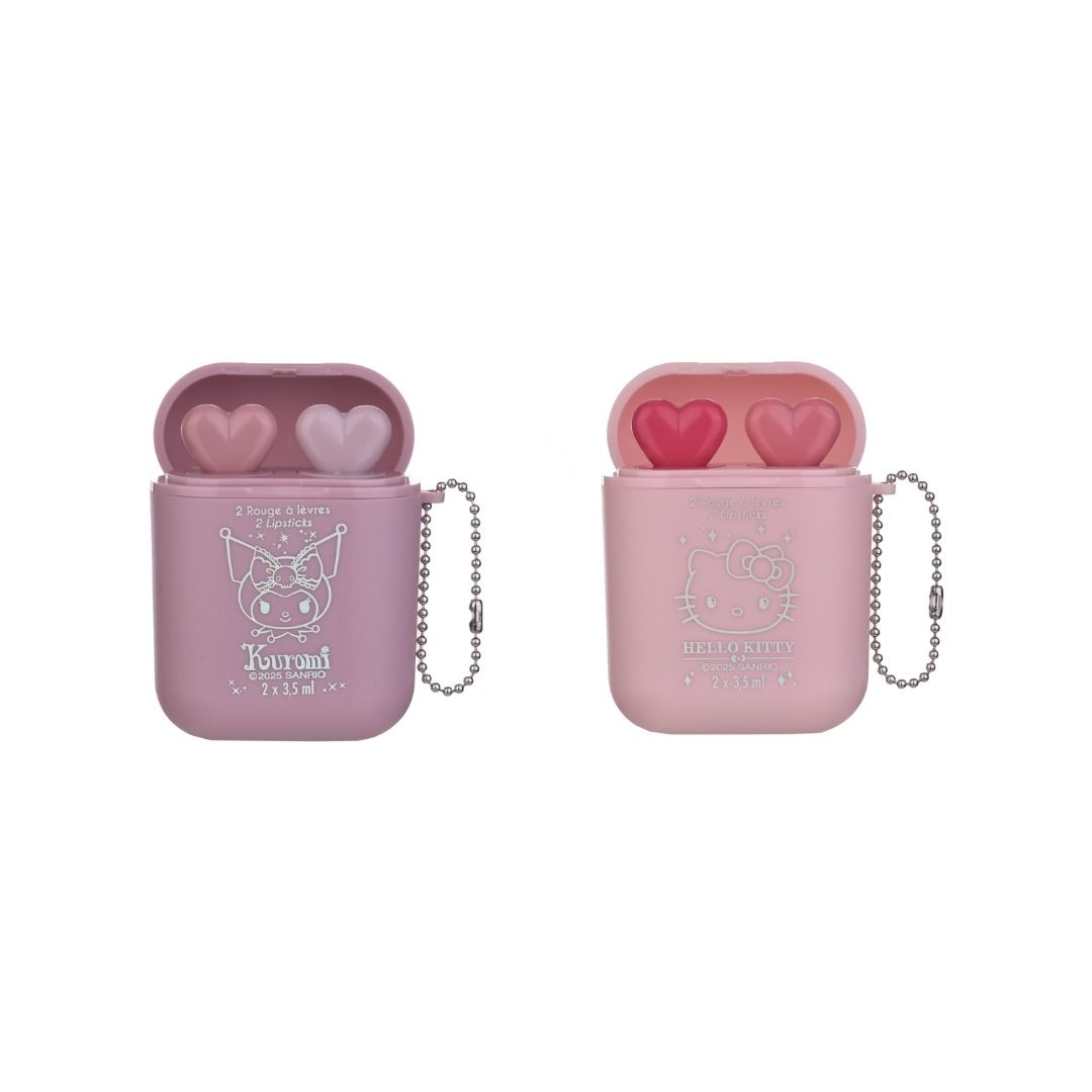 SANRIO Hello Kitty e Kuromi set 2 lipstick