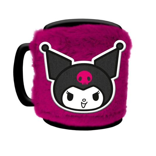 SANRIO Kuromi tazza con cover peluche