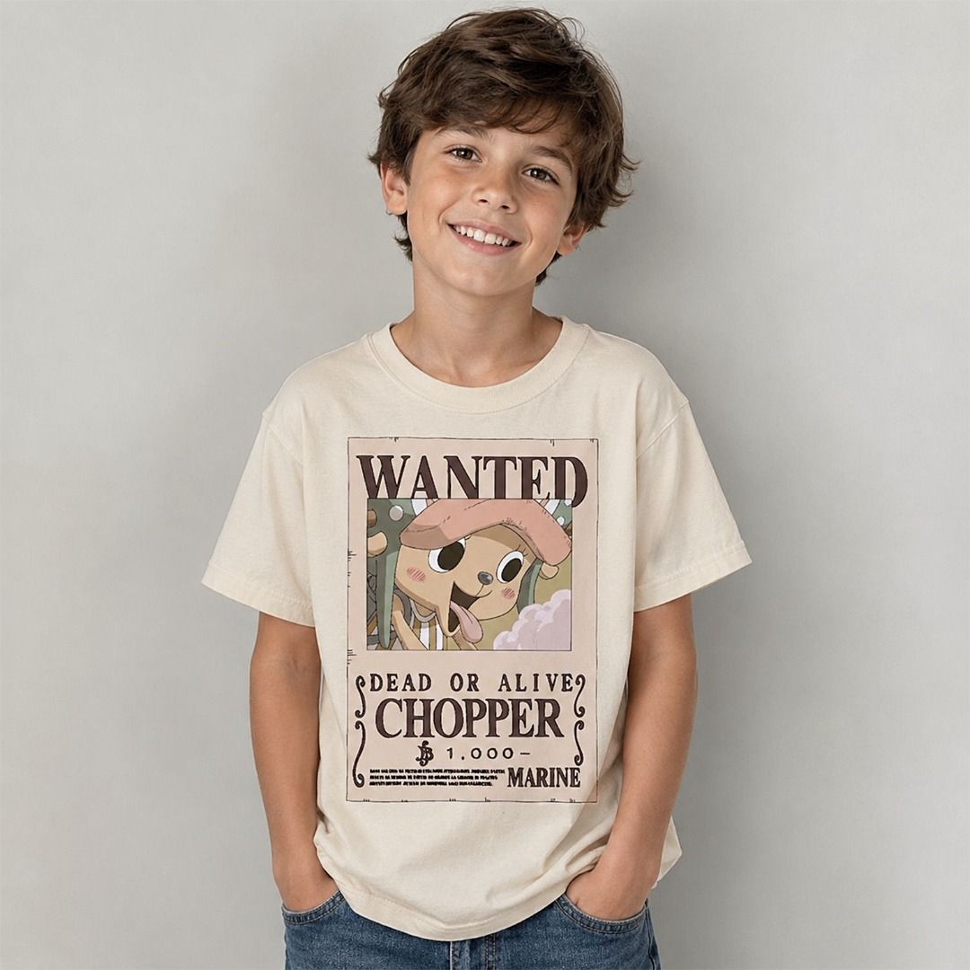 ONE PIECE Wanted Chopper t-shirt kids