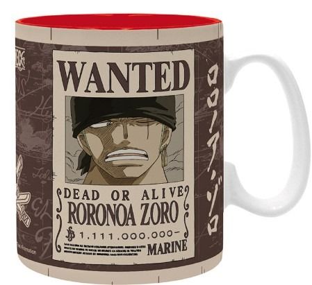 ONE PIECE Zoro Wanted tazza