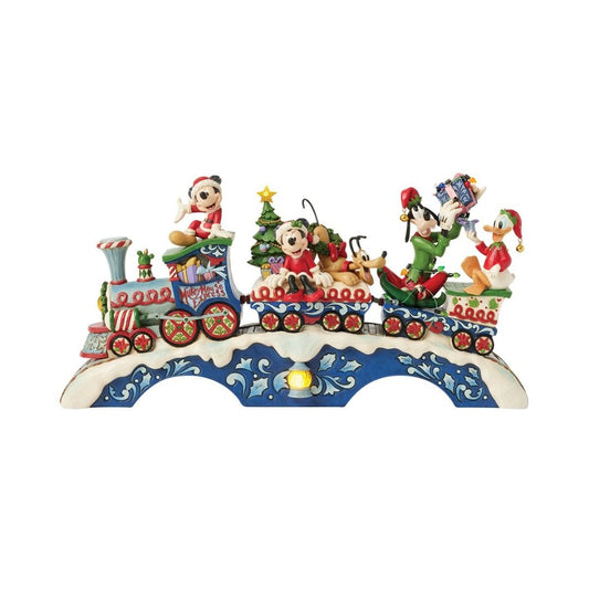 DISNEY TRADITIONS Mickey and Friends Christmas train