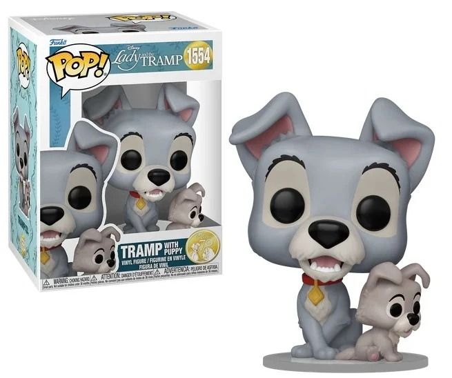 DISNEY FUNKO POP Lilli e il Vagabondo Tramp with puppy