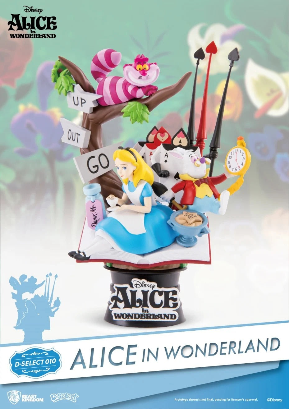 DISNEY Alice in Wonderland Diorama D - Select statua
