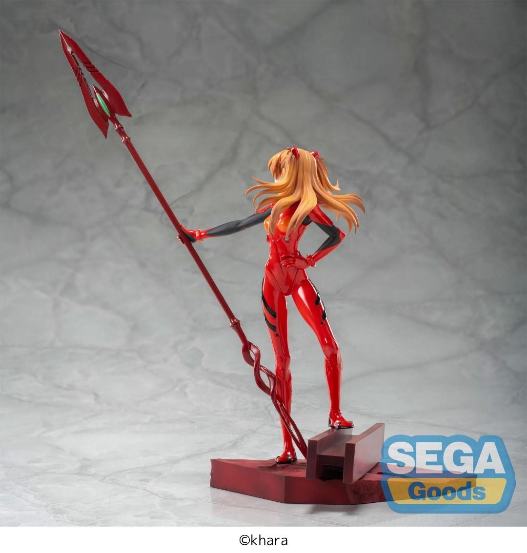 EVANGELION Asuka X Spear of Cassius Luminasta figure