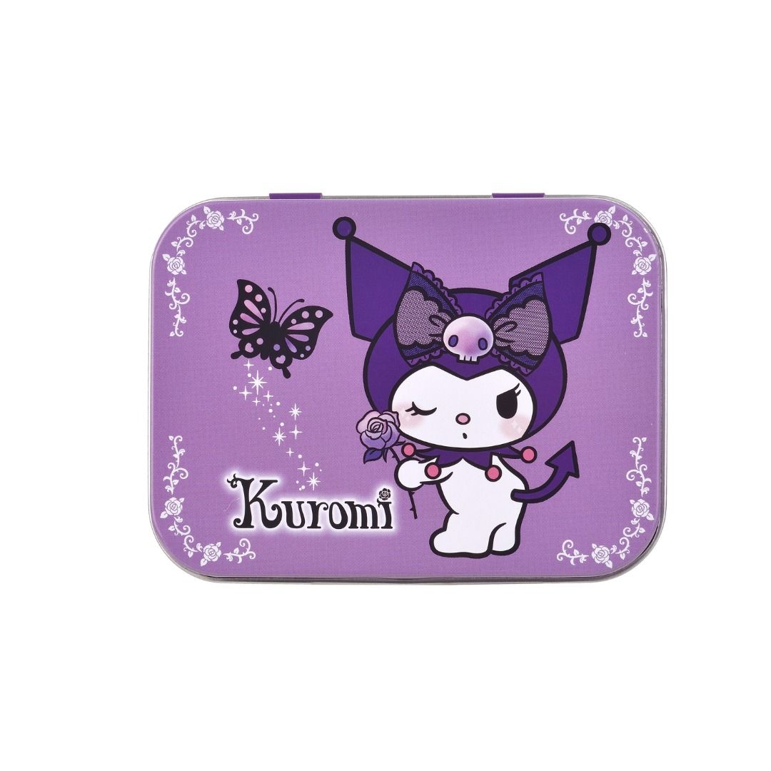 SANRIO Kuromi cerotti con scatola in latta