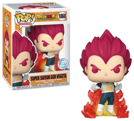 DRAGON BALL FUNKO POP Dragon Ball Broly Super Sayan God Vegeta