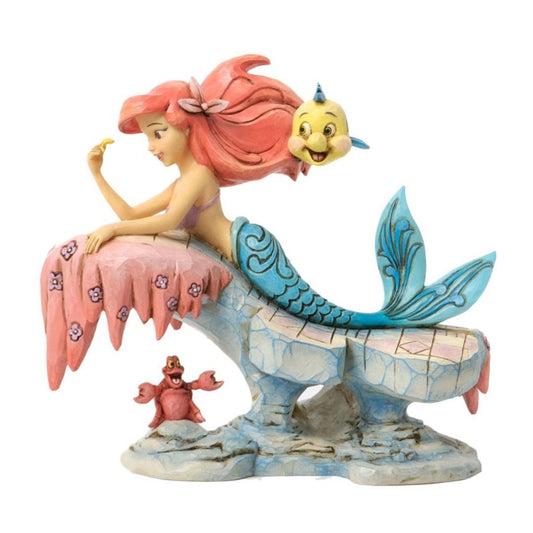 DISNEY TRADITIONS Ariel on Rock figura