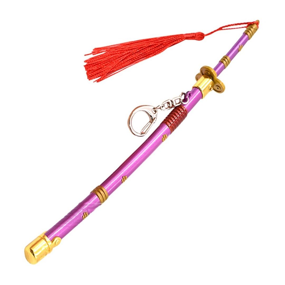 Katana Enma Zoro portachiavi - versione viola