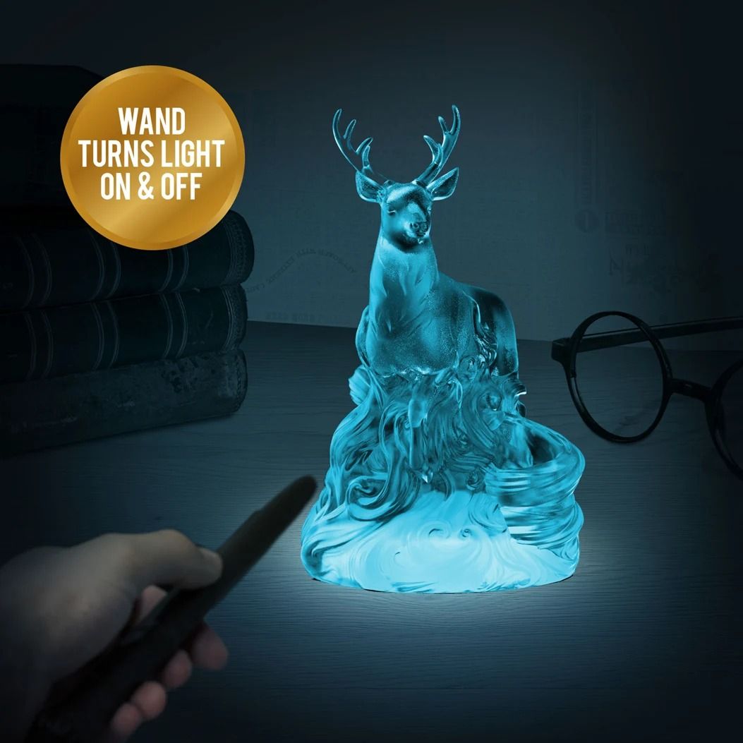 HARRY POTTER Patronus lampada con bacchetta