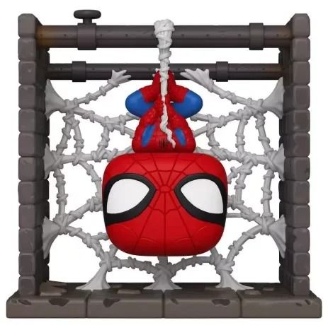 MARVEL FUNKO POP Deluxe Spider-Man (Webbed)