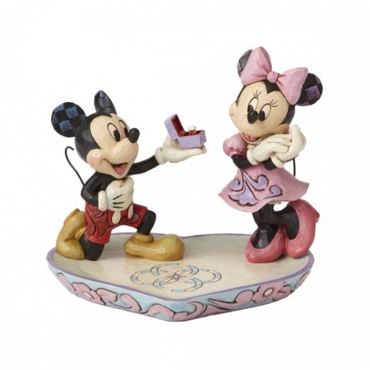 DISNEY TRADITIONS Mickey Mouse e Minnie " A Magical Moment" figura