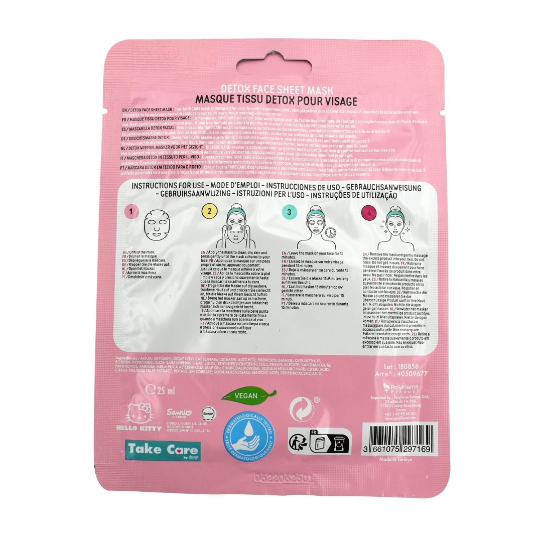 SANRIO Hello Kitty maschera viso detossificante