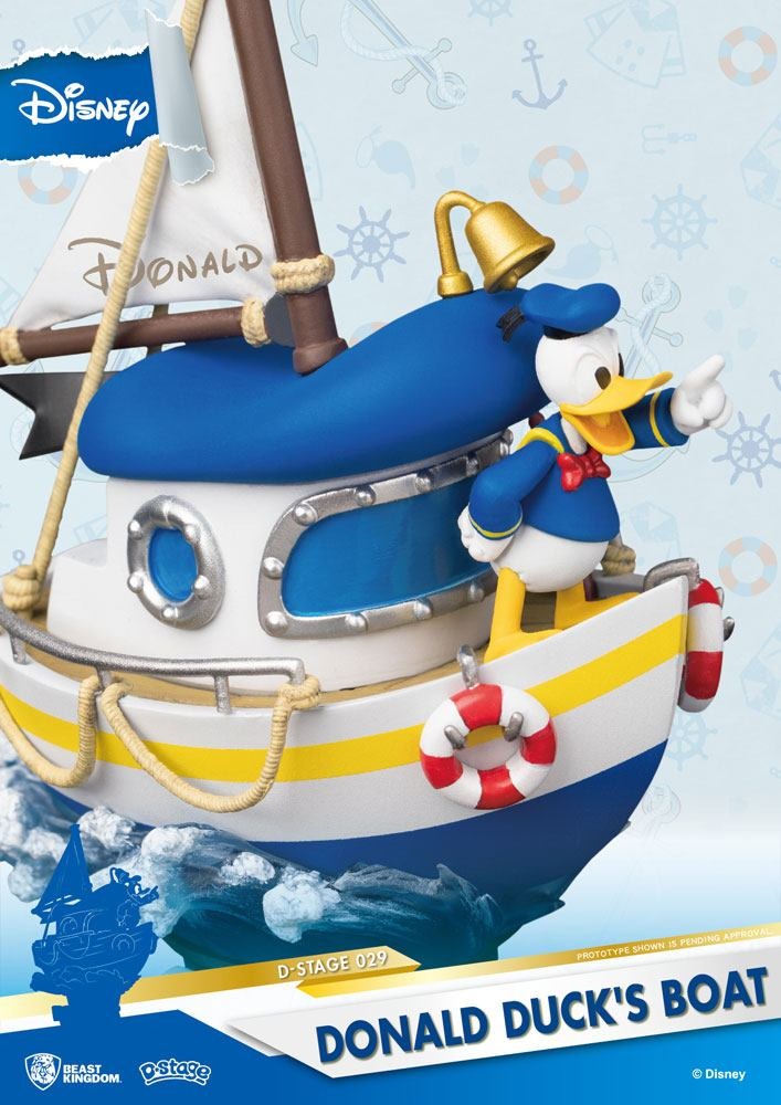 DISNEY Barca di Paperino Diorama D - Stage statua