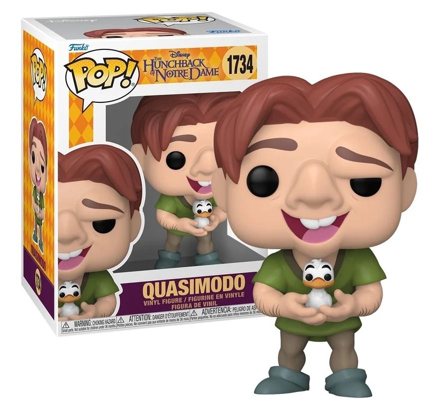 DISNEY FUNKO POP Hunchback Of Notre Dame Quasimodo with bird