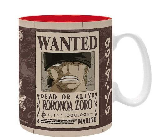 ONE PIECE Zoro Wanted tazza
