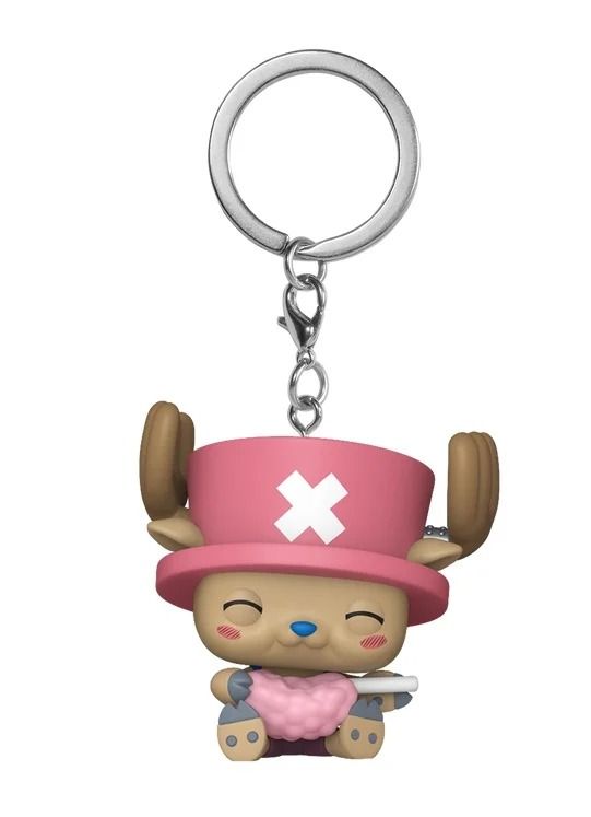 ONE PIECE Funko Pop Chopper with cotton candy portachiavi