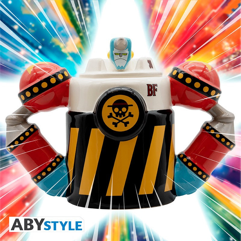 ONE PIECE Iron Pirate Franky shogun tazza 3D