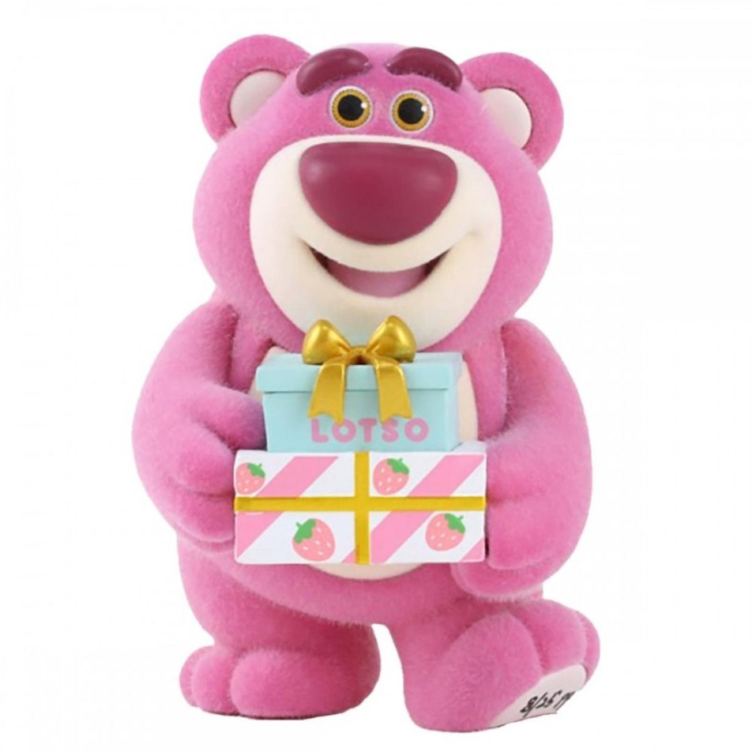 DISNEY Lotso Christmas flocked figura