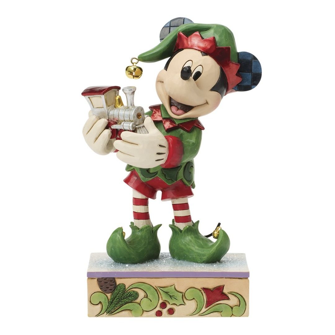 DISNEY TRADITIONS Mickey Mouse Elfo col treno