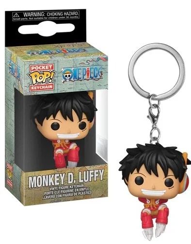 ONE PIECE Funko Pop  Luffy (Egghead Arc) portachiavi