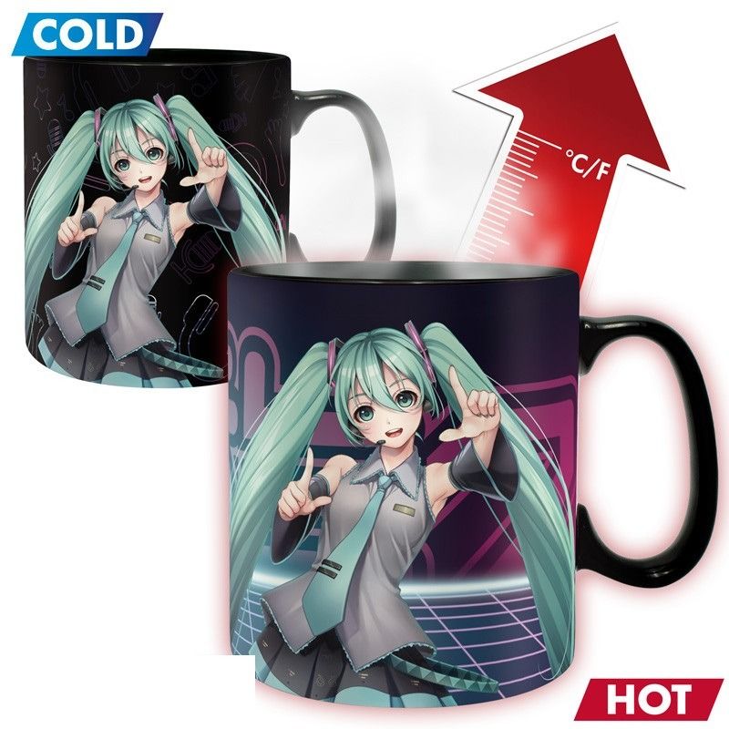 HATSUNE MIKU tazza termo sensibile