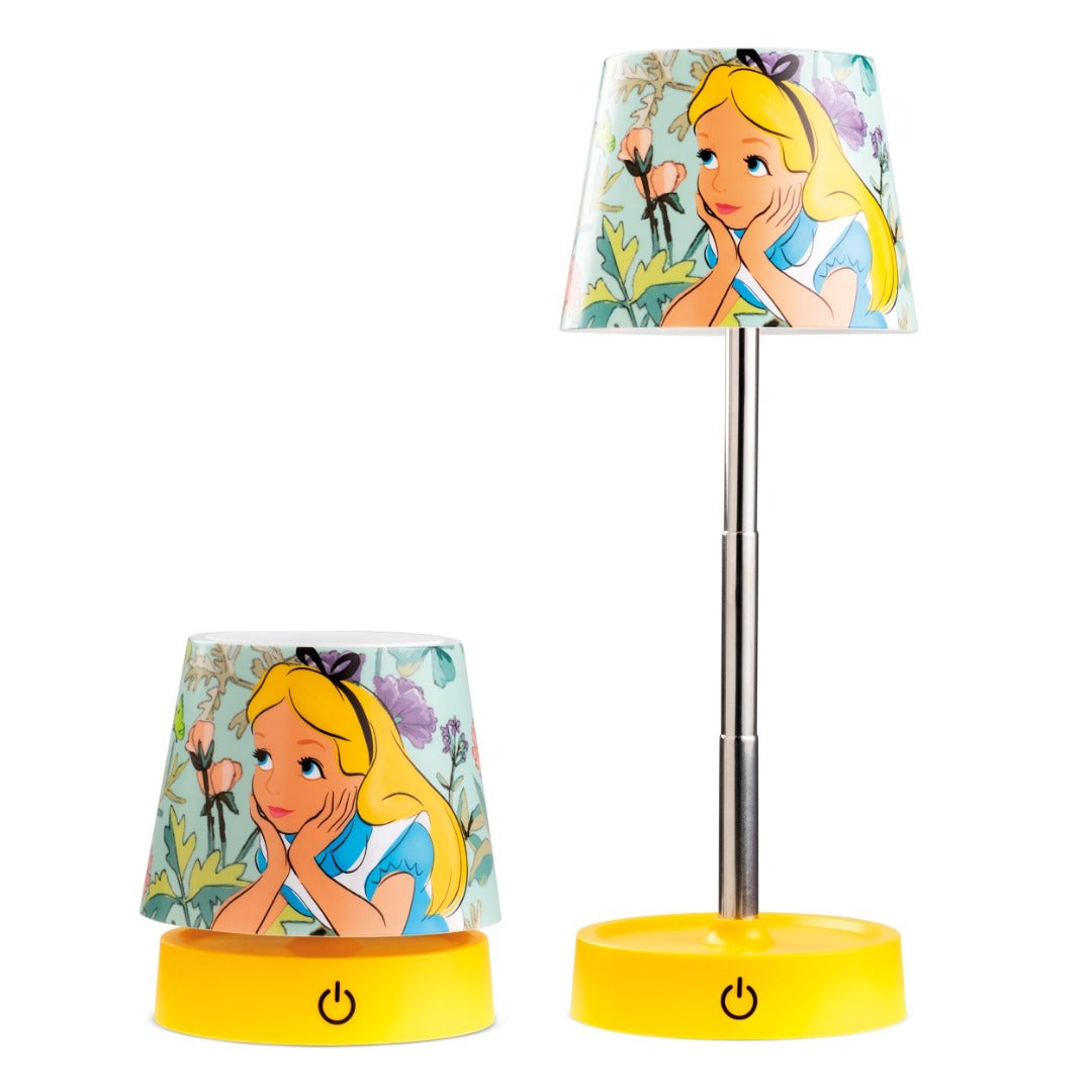 DISNEY Alice in Wonderland lampada LED da tavolo ricaricabile
