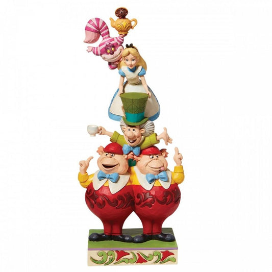 DISNEY TRADITIONS Stacked Alice in Wonderland figura