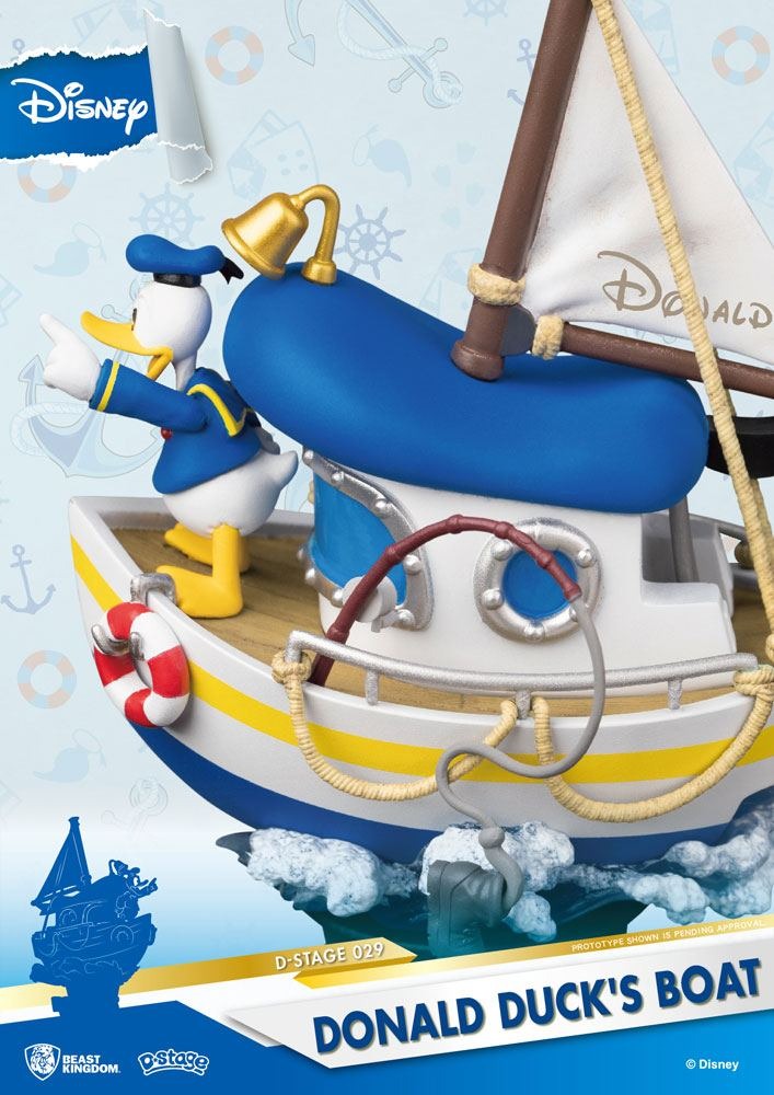 DISNEY Barca di Paperino Diorama D - Stage statua