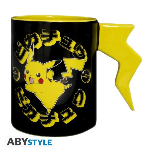 POKEMON  Pikachu Lightning bolt tazza 3D