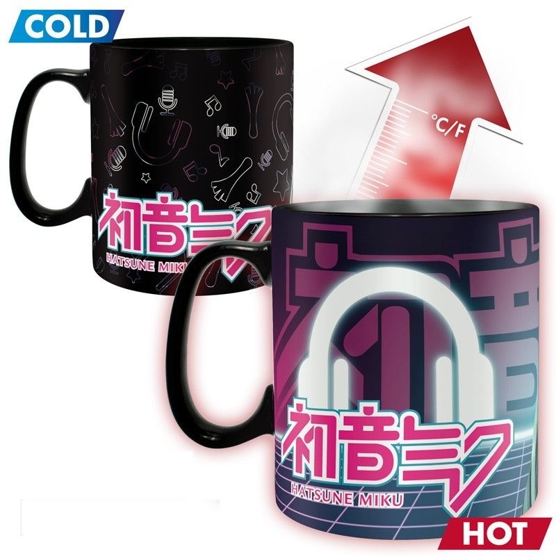 HATSUNE MIKU tazza termo sensibile