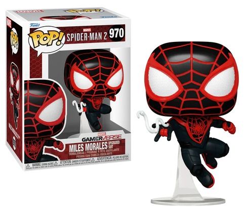 MARVEL FUNKO POP Spider-man 2 Miles Morales (Upgraded Suit)