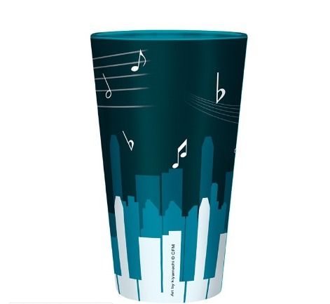 HATSUNE MIKU Musical City bicchiere