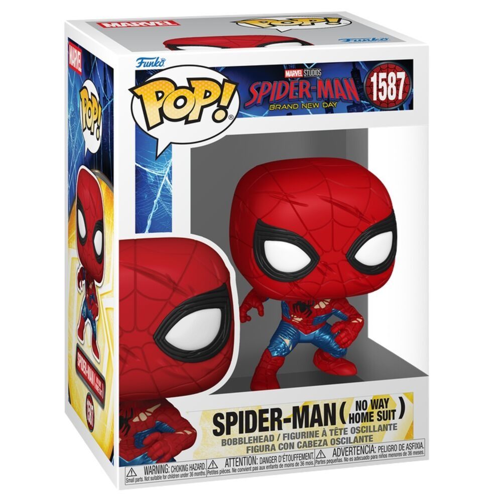 MARVEL FUNKO POP Spiderman Brand New Day Spider-Man No Way Home Suit