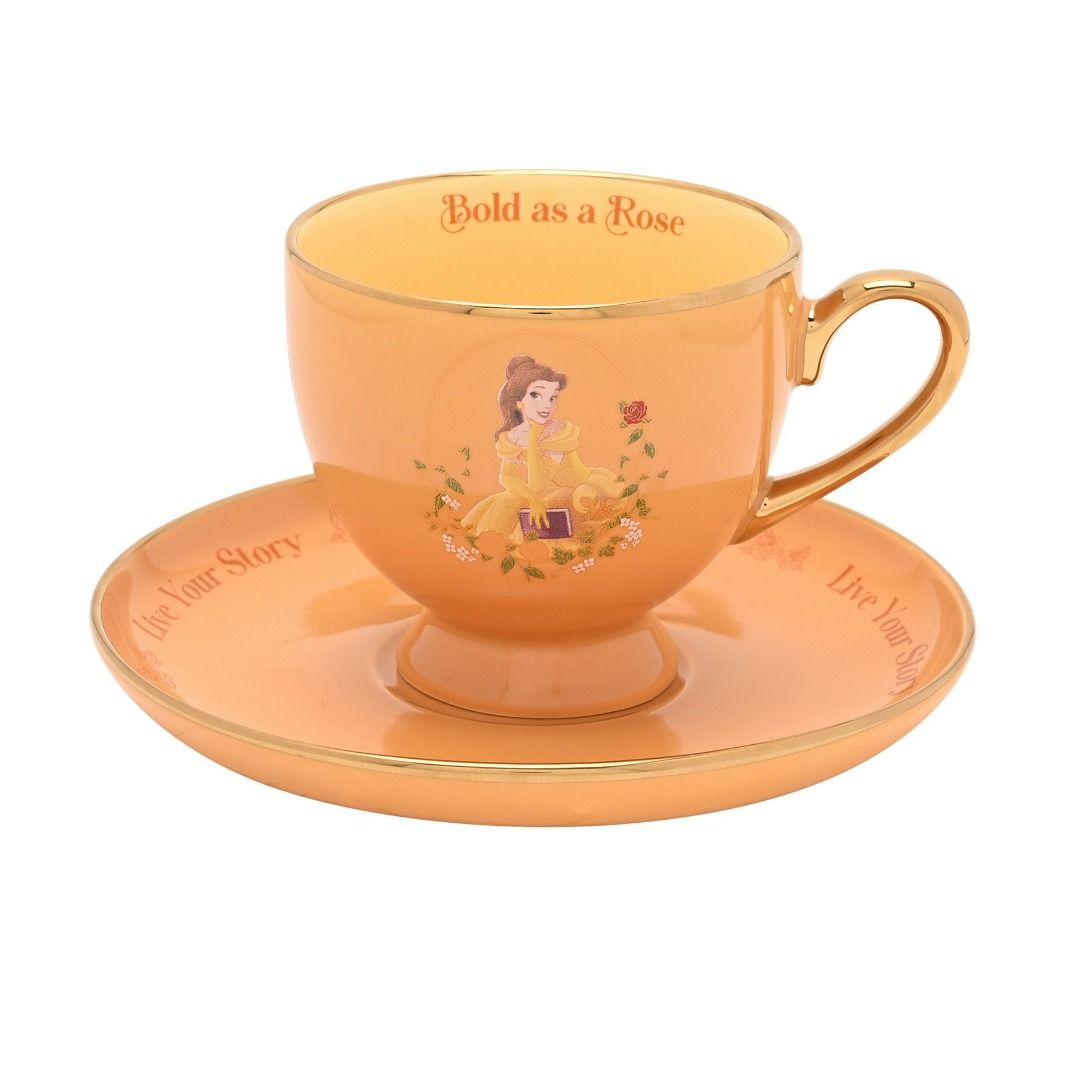 DISNEY Belle tazza da thè e piattino