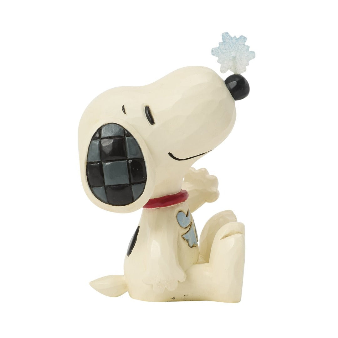PEANUTS Charlie e Snoopy con il fiocco di neve