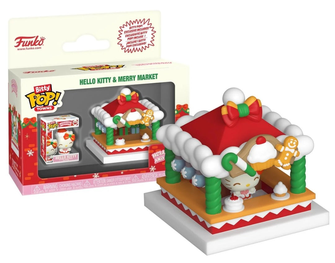 HELLO KITTY FUNKO POP Bitty Pop Town Merry Market & Hello Kitty