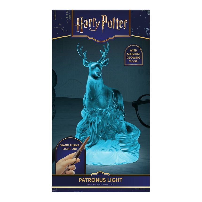 HARRY POTTER Patronus lampada con bacchetta
