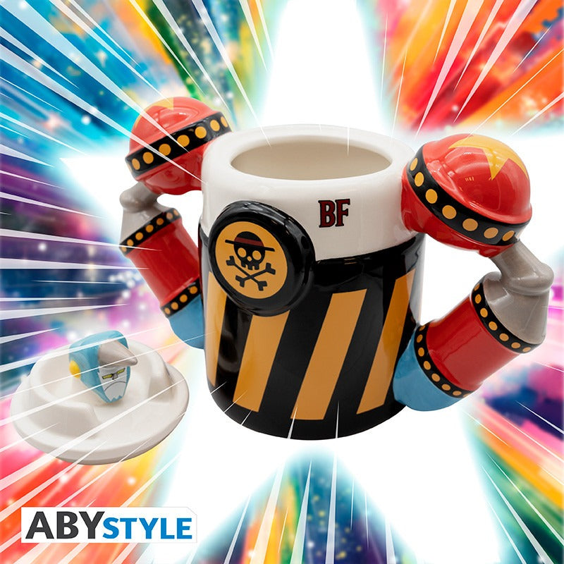 ONE PIECE Iron Pirate Franky shogun tazza 3D