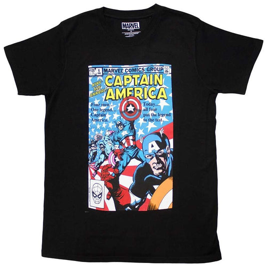 MARVEL Many Captain Americas Comic Cover t-shirt