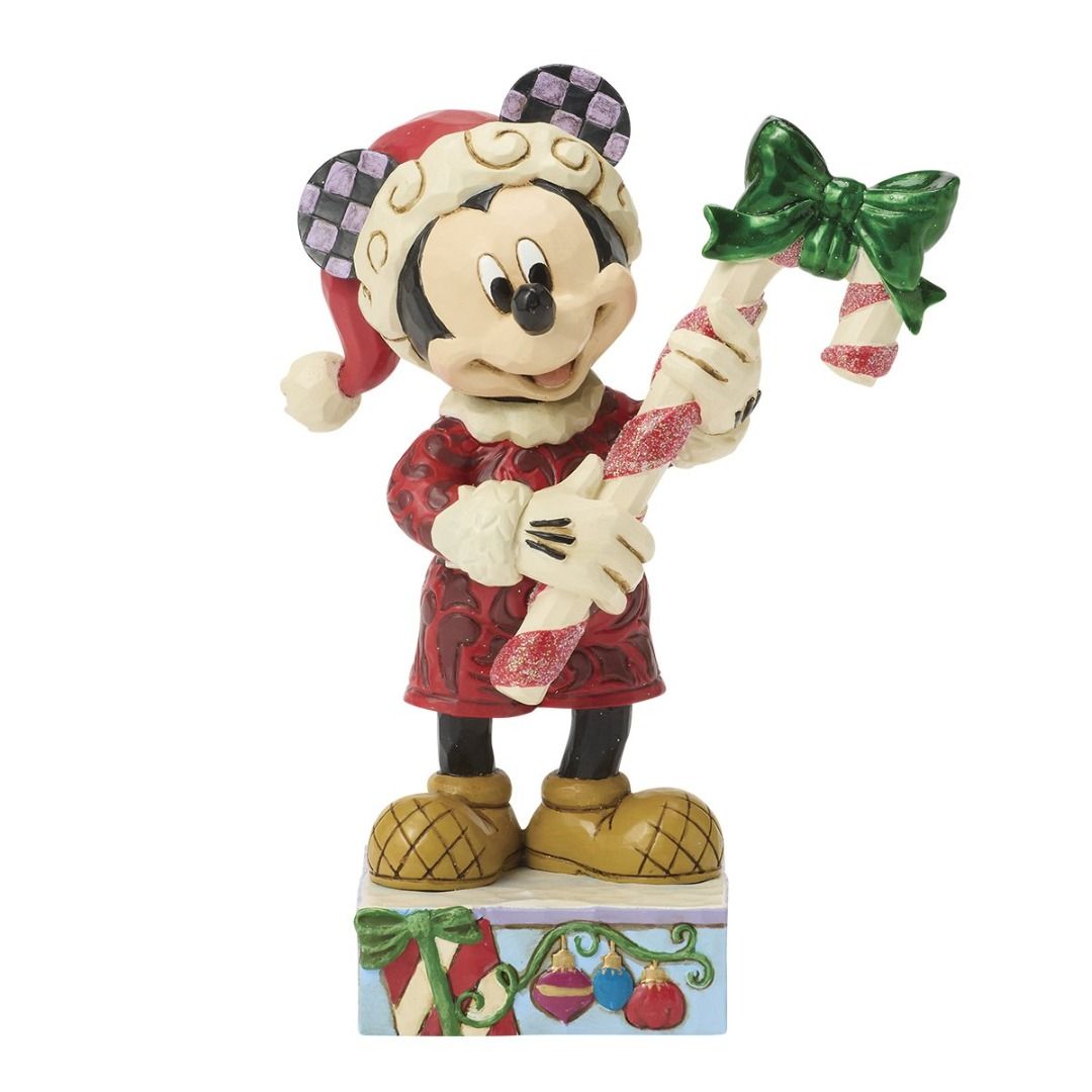 DISNEY TRADITIONS Mickey con il candy cane