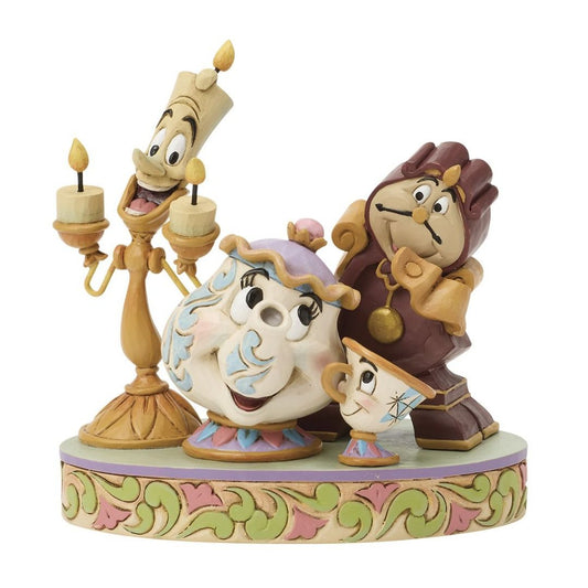 DISNEY TRADITIONS Lumiere, Tockins, Mrs Bric e Chicco