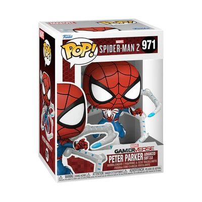MARVEL FUNKO POP Spiderman 2 Peter Parker (Advanced Suit 2.0)