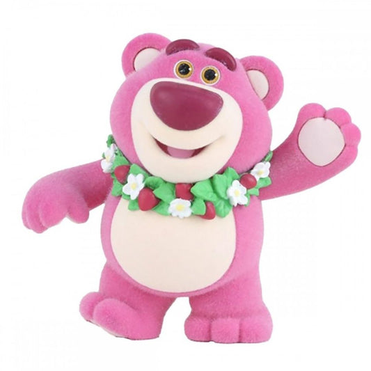 DISNEY Lotso Flower Necklace flocked figura