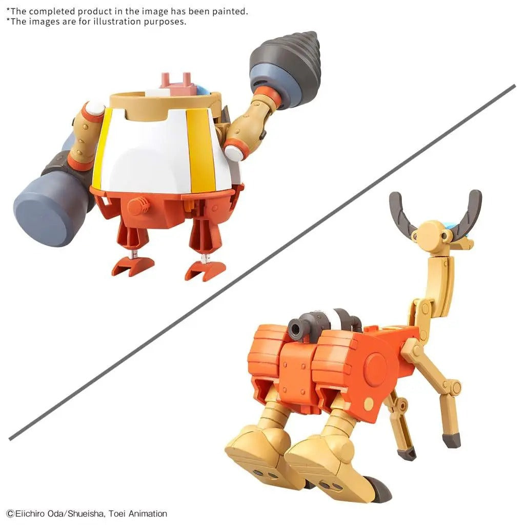 ONE PIECE Chopper Robo Super 4&5 Kung Fu Tracer &walk Hopper model kit